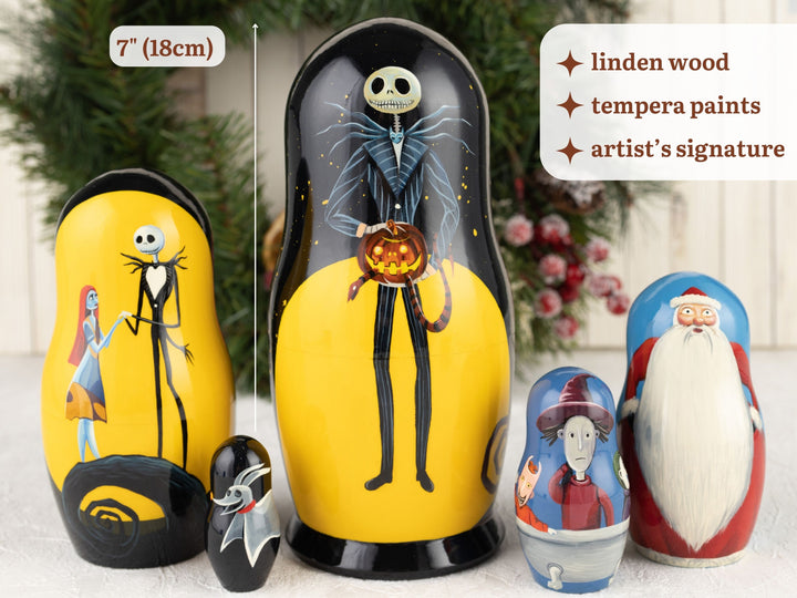Nesting dolls Nightmare before Christmas
