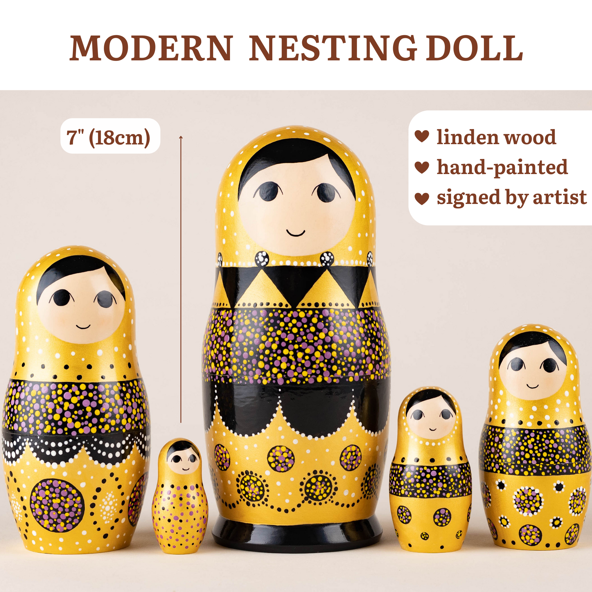 Modern 2024 nesting dolls