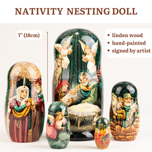 Russian doll nativity 2024 set