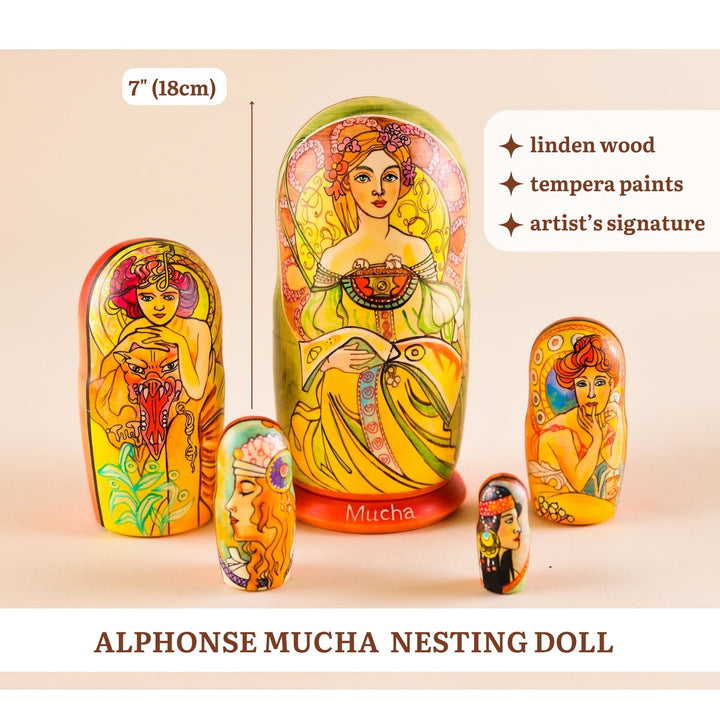 Nesting Dolls Alphonse Mucha