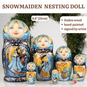 Mini Snowman Nesting Doll 5pc.