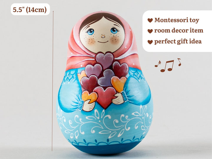 Musical Roly-poly dolls for kids