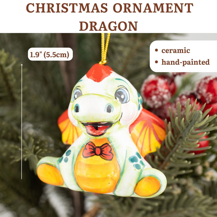 Christmas tree decorations ceramic "Dragon"