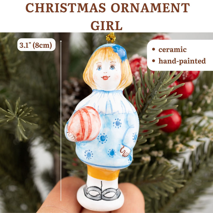 Hand-painted ornaments Christmas decor