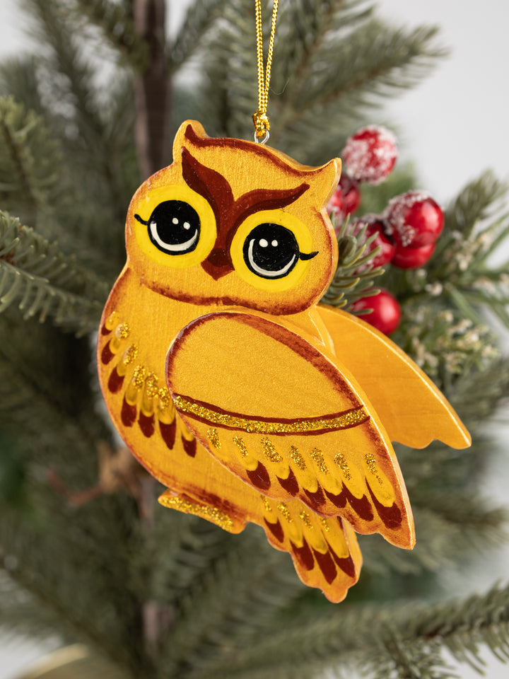Christmas tree  Owl ornaments