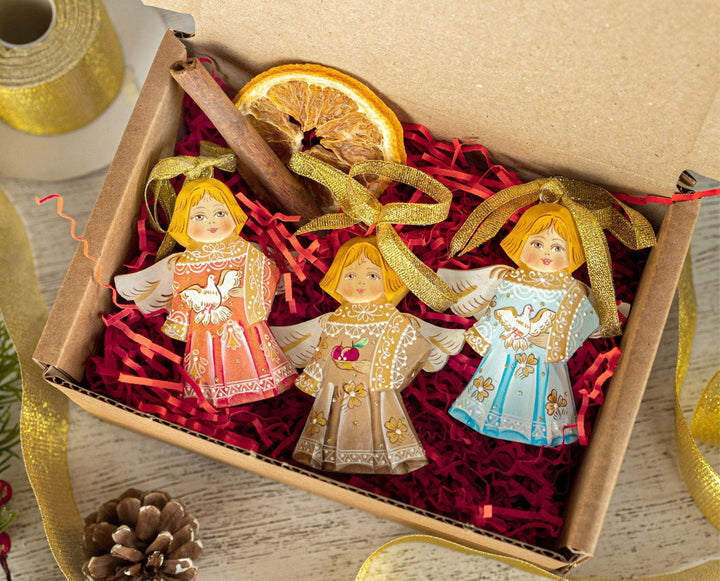 Christmas ornaments set Angel figurines