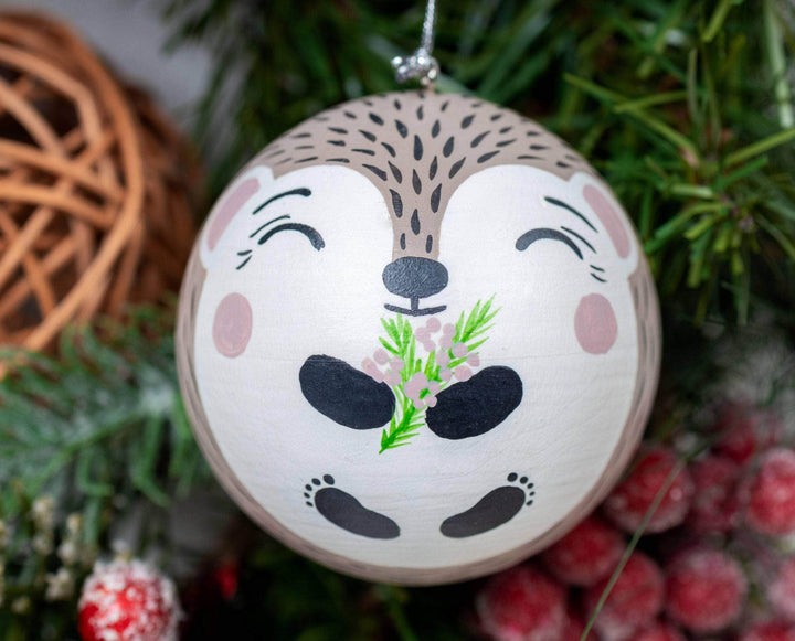 Hedgehog Christmas decorations Christmas ball