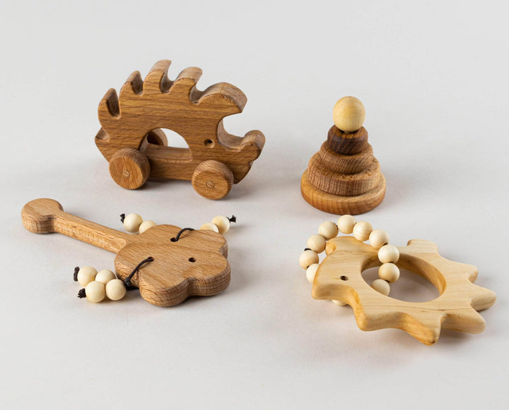 Montessori toys set of 3 wooden baby toys