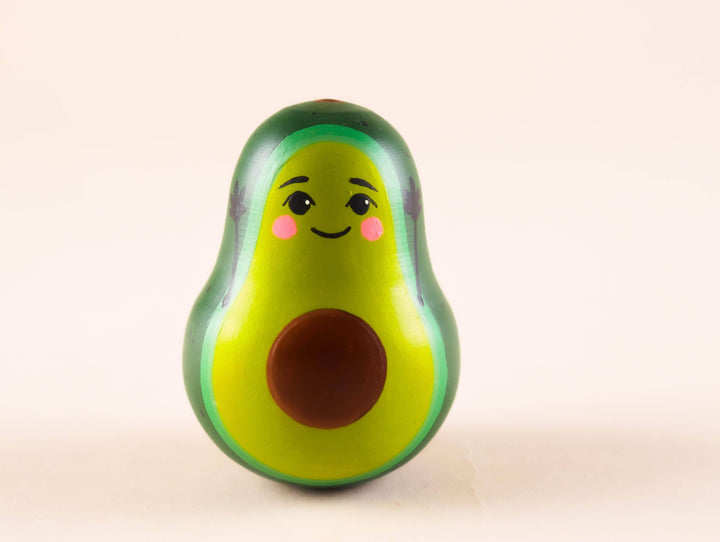 Musical roly-poly avocado Russian doll