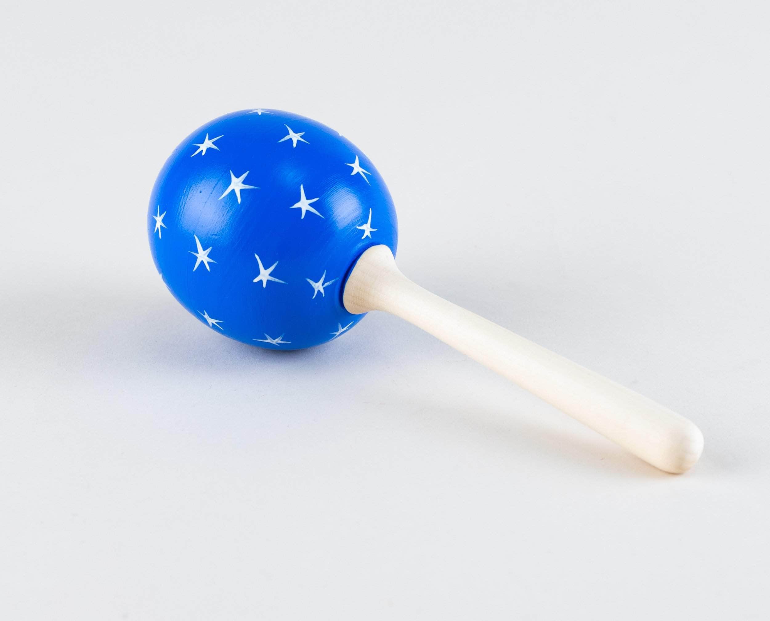 blue baby rattle
