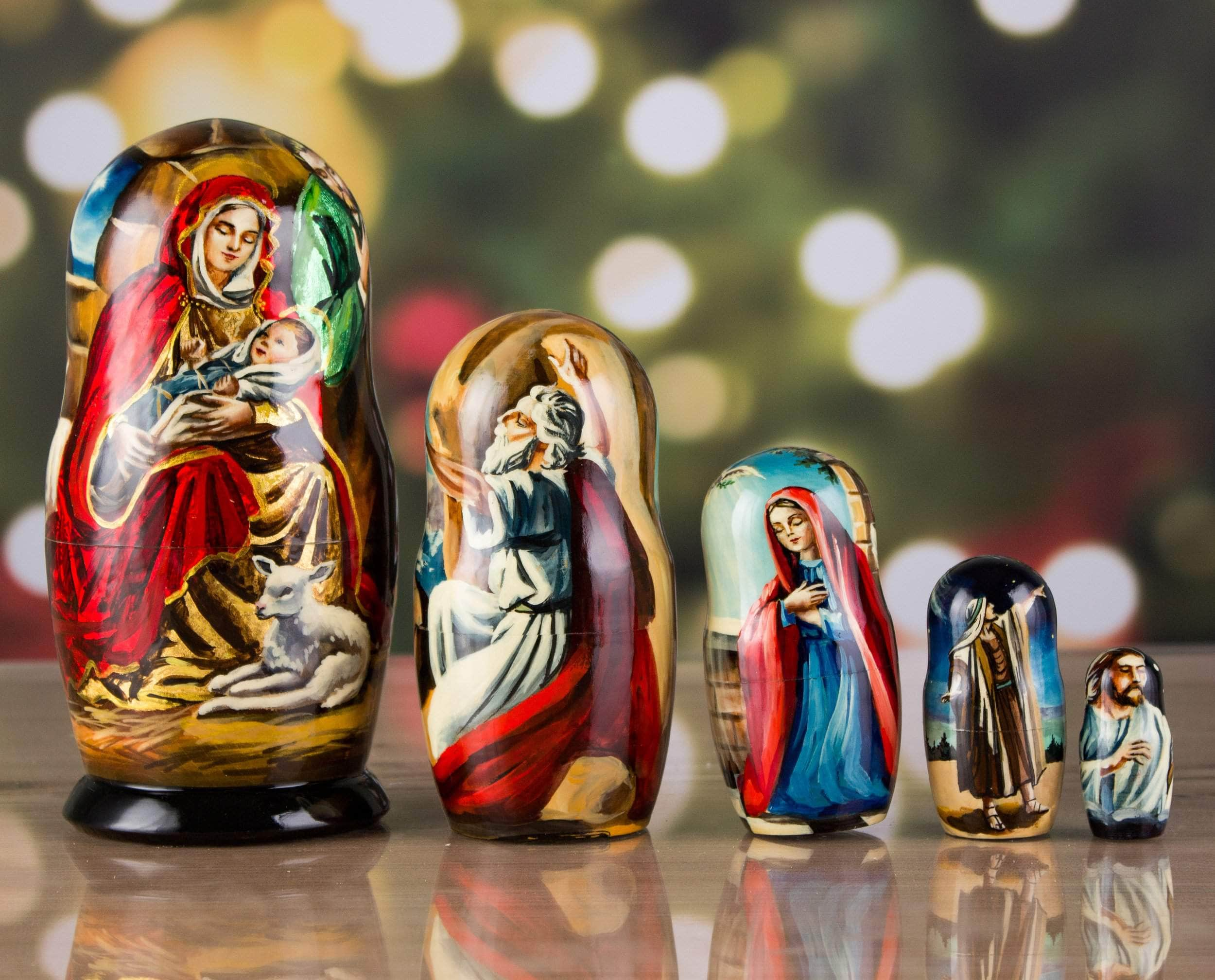 nativity nesting dolls