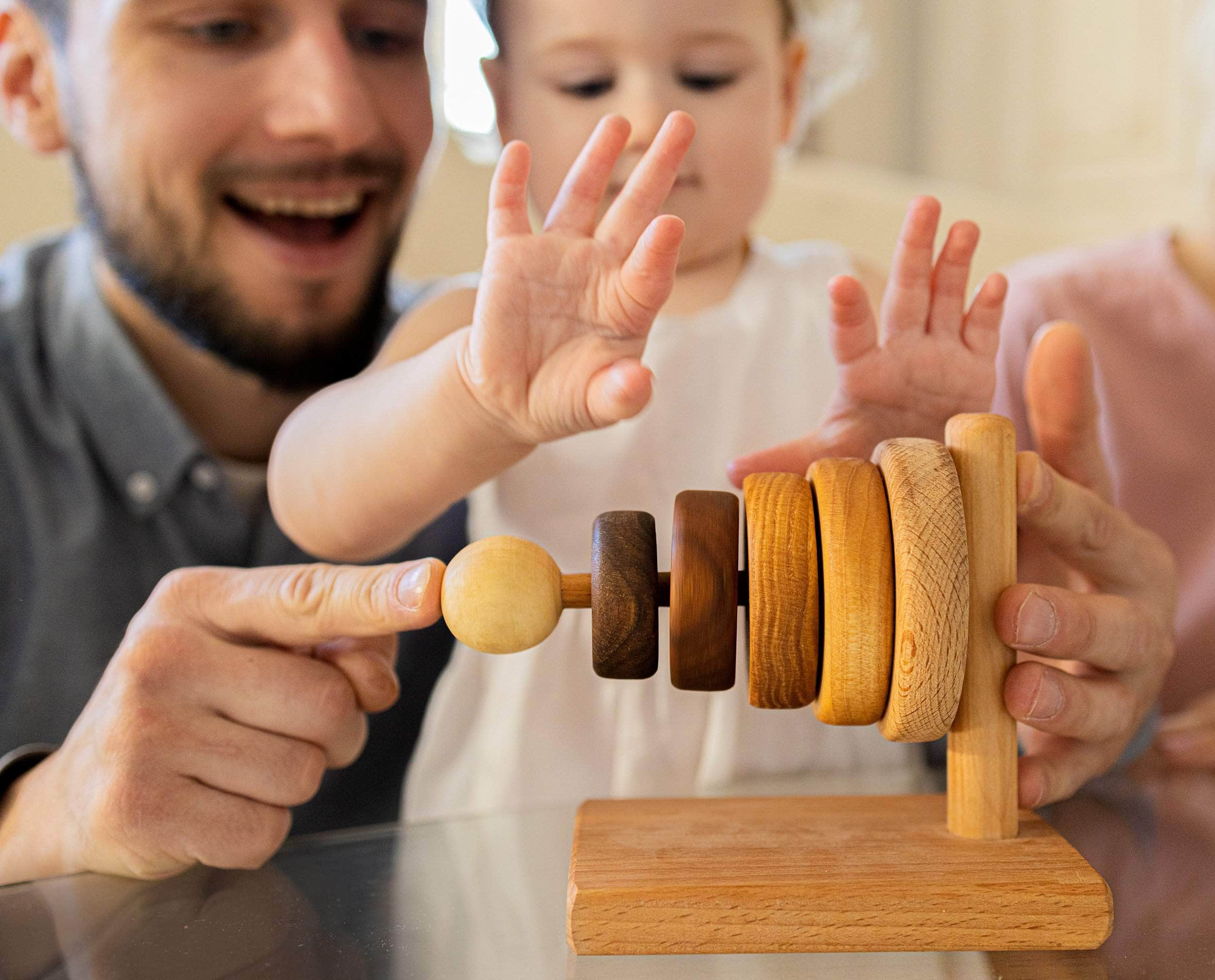 How to play with a Ring Stacker - Unprepared Mom