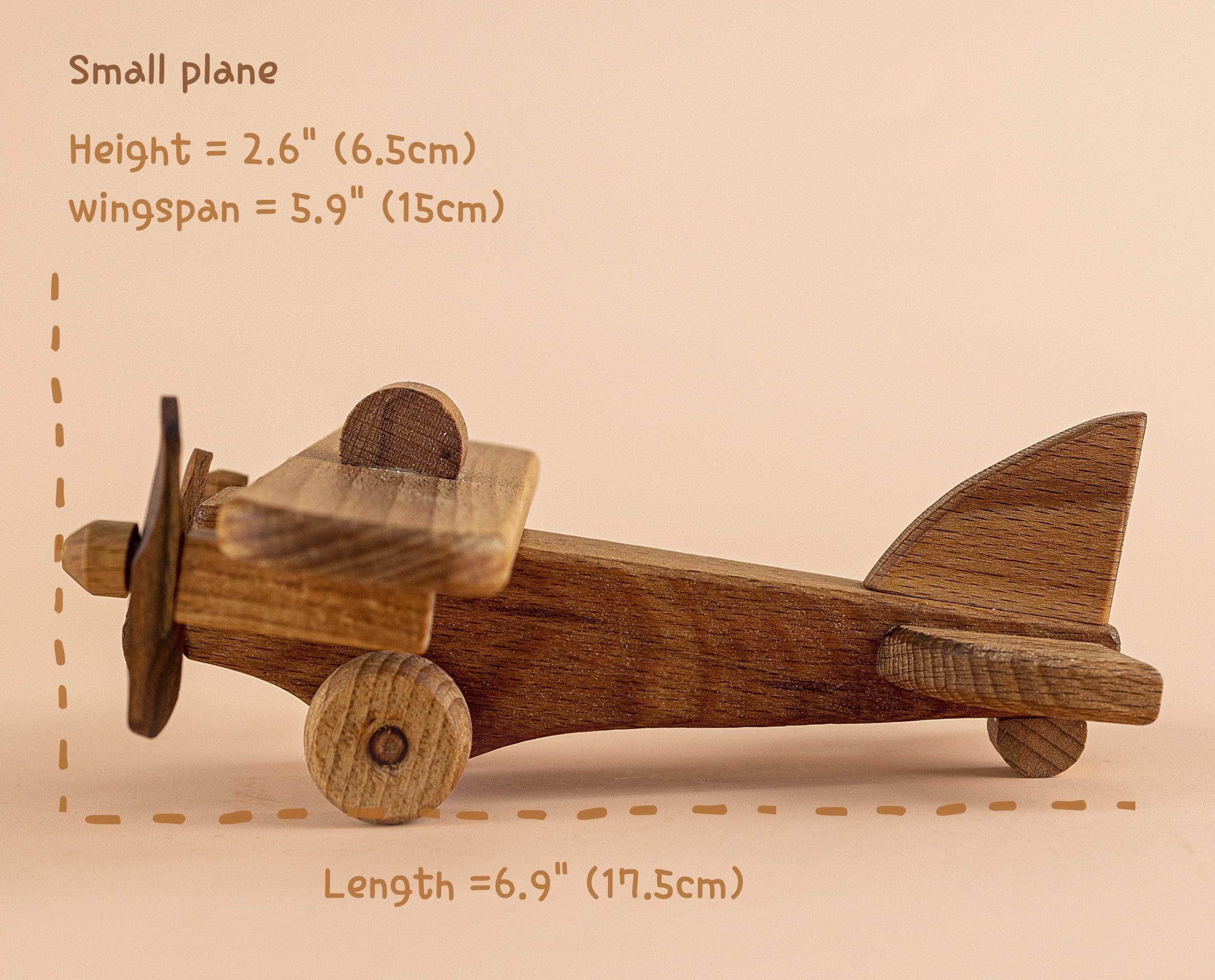 wooden toy airplane that fly